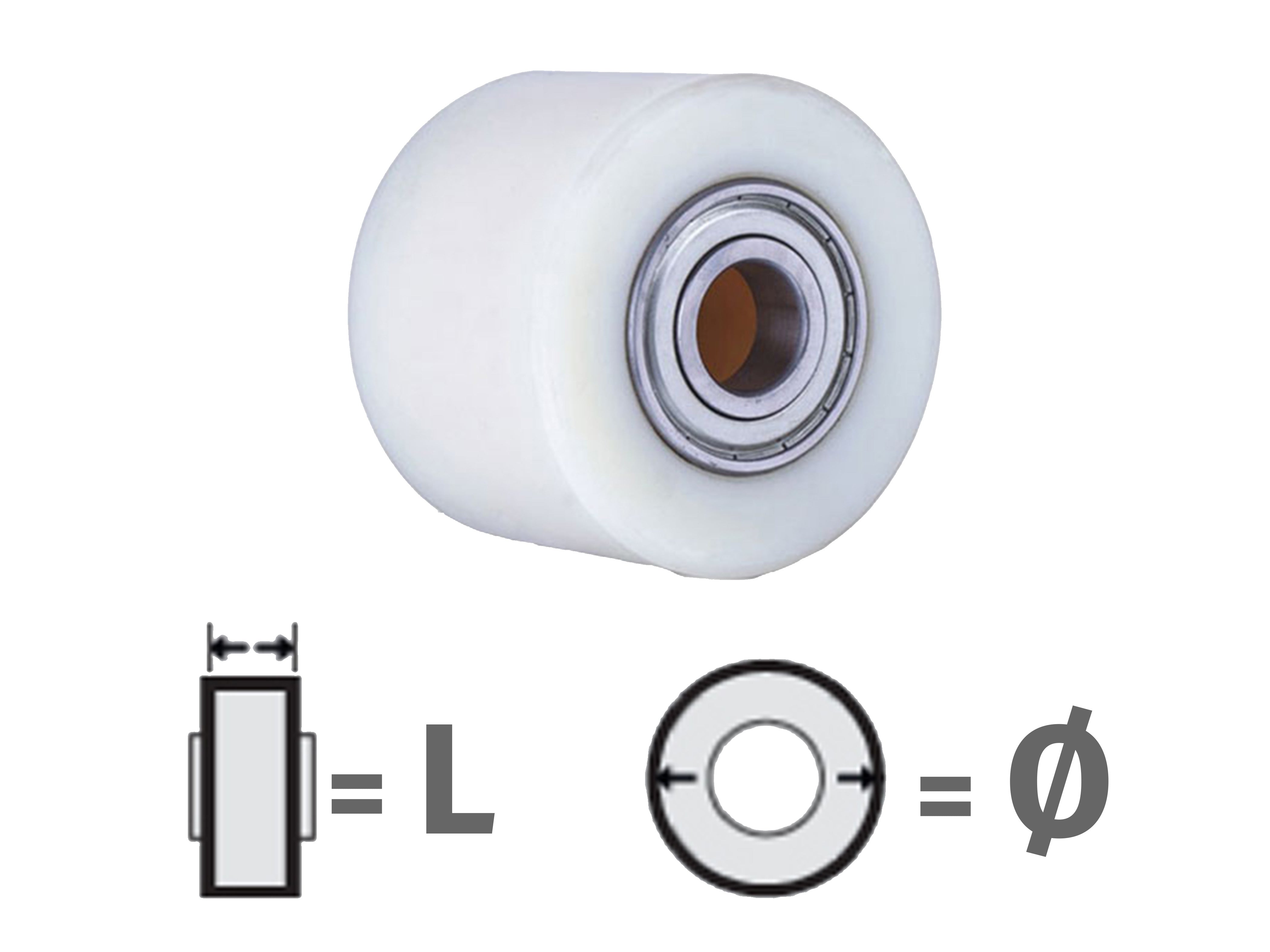 Rotelle PS - Rulli per TRANSPALLET e CARRELLI in poliammide - ROLLER - RUOTE PER CARRELLI ELEVATORI e INDUSTRIALI - CARICHI PESANTI Rotelle PS - Rulli per TRANSPALLET e CARRELLI in poliammide - ROLLER - RUOTE PER CARRELLI ELEVATORI e INDUSTRIALI - CARICHI PESANTI